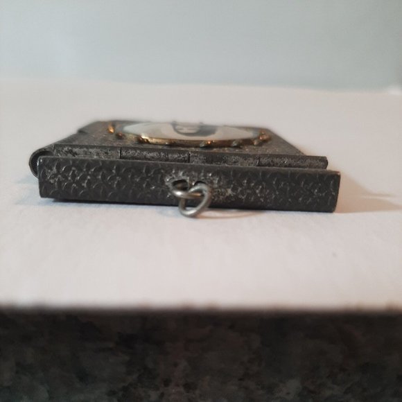 St Theresa of Little Flower Metal Notepad with Paper Germany Vintage Antique? - Picture 5 of 12